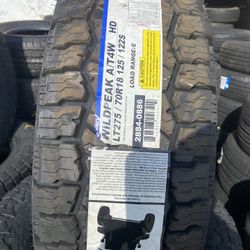 SET OF 4 NEW TIRES LT275/70/18 FALKEN A/T 10 PLY TIRES $875 CASH OBO 