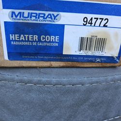 New Heater Core