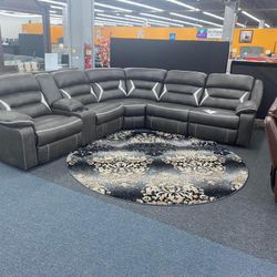 Power Reclining Sectional In Stock For Immidiate Delivery 