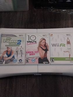 Nintendo Wii Fit board bundle $40
