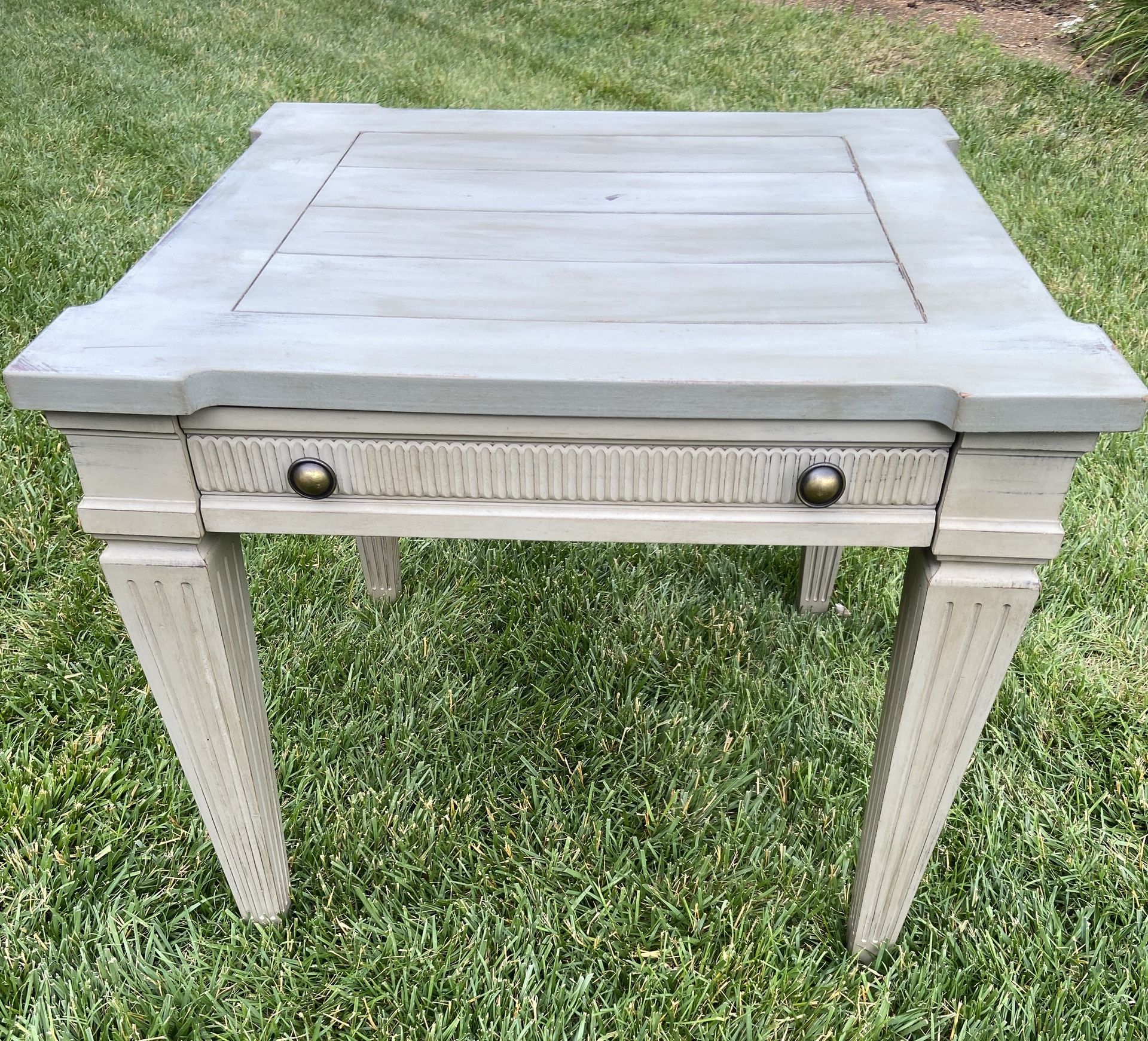 Large two toned side table/ coffee table