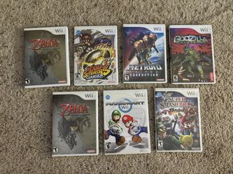 Nintendo Wii games for sale! Zelda, Mario Kart, Smash Bros