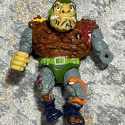 1989 Teenage Mutant Ninja Turtles General Traag Action Figure - TMNT  Missing arm