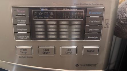 LG WASHER AND LG THINQ GAS DRYER