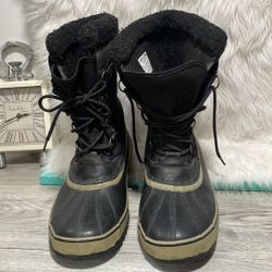 Sorel Pac Nylon Waterproof Boots, Men’s Black NM1440-011 size 13