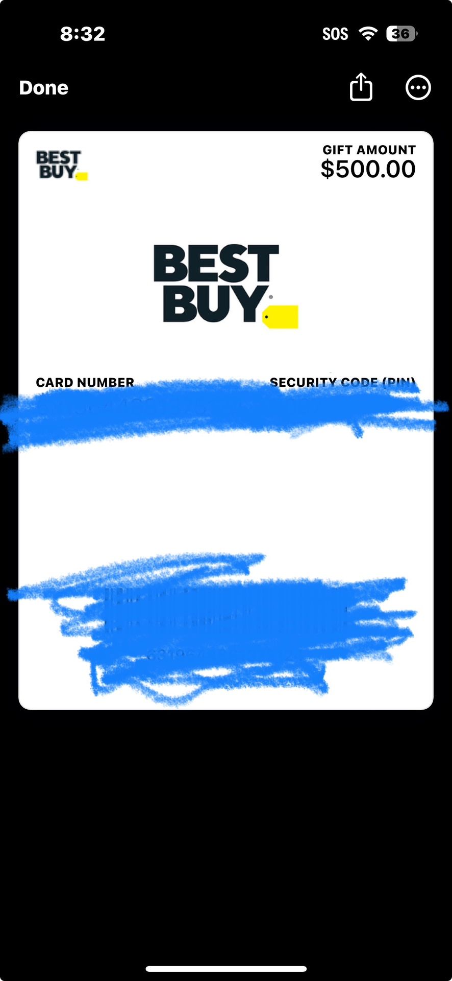 Best Buy Gift Card