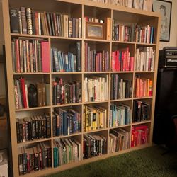 IKEA Kallax 5x5 Shelving Unit Bookcase Tan 