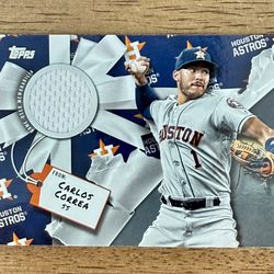2019 Topps Walmart Holiday CARLOS CORREA GU Jersey Relic #WHR-CC Houston Astros