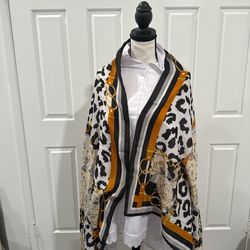 New | Pakistani Luxury Cow Floral Viscose Printed Hijab/Scarf/Dupatta