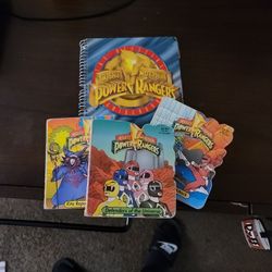 Vintage 90s Power Rangers Books 