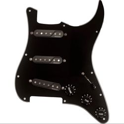 Fishman Fluence Strat Set Greg Koch Guitar Loaded Pickguard Black In