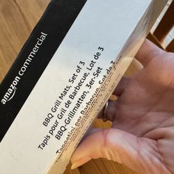 Brand new BBQ Grill Mat Set Of 3 – 23×16.25 in – Heavy Duty Non-Stick