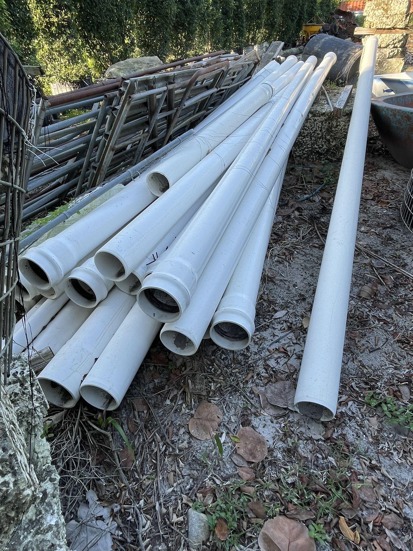 PVC 6” X  20’ GASKET BELL PVC..KILLER DEAL!!!