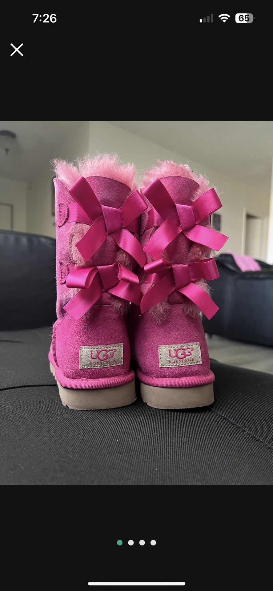 pink Ugg boots