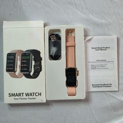Smart Watch Fitness Tracker with Charging Cable
