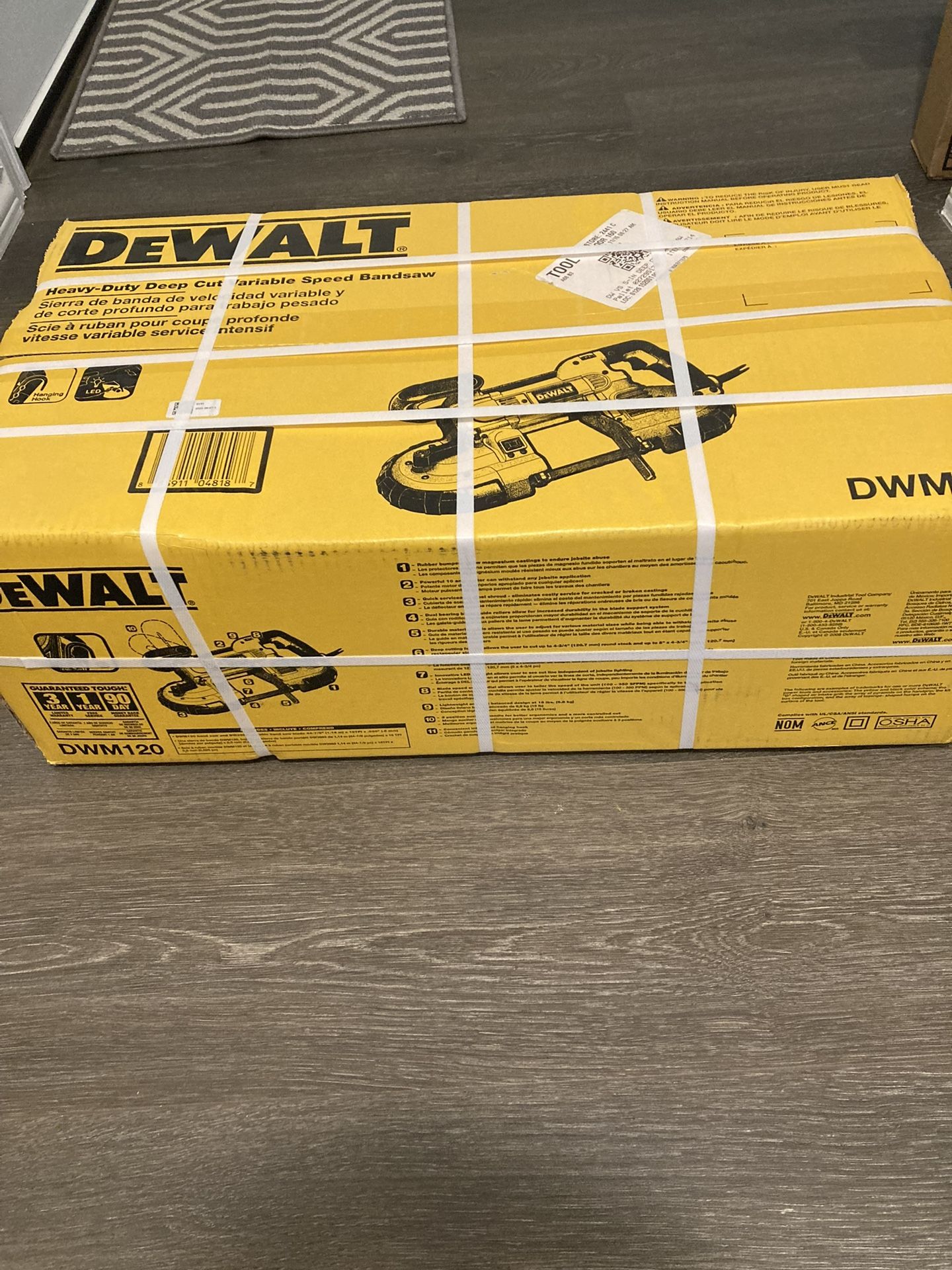 Dewalt 10 Amps 4.75-in Portable Band Saw (Tool Only)