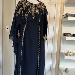 Custom Made Dress Abaya Style Sequins + Hijab 