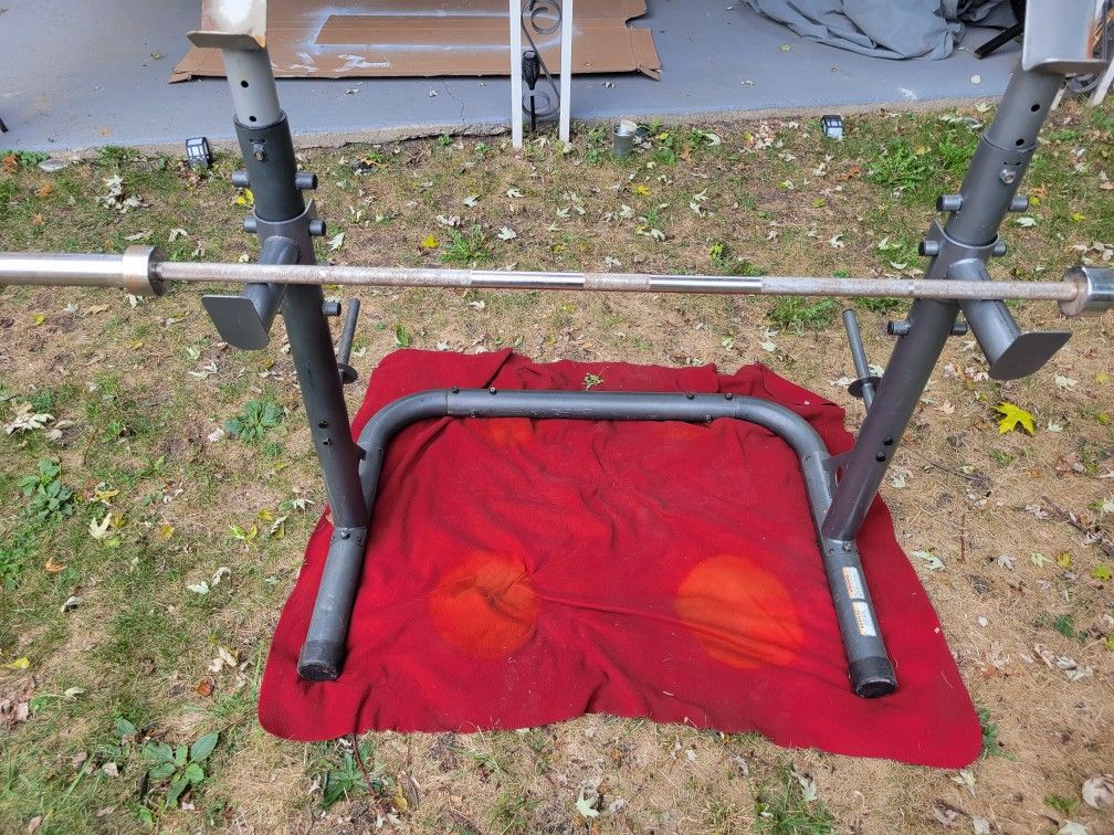 WEIDER SQUAT RACK/ SAFETY HOOKS/ 2 STORAGE HORNS. 7' 45LB OLYMPIC BAR WITH CLIPS
11525 S HALSTED DUNKIN DONUTS/7111 S WESTERN WALGREENS
110$ CAS