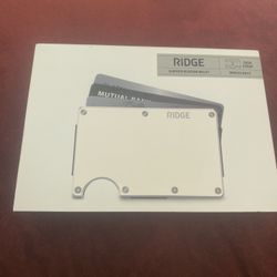 Ridge Wallet Special Edition Bitcoin new In Box