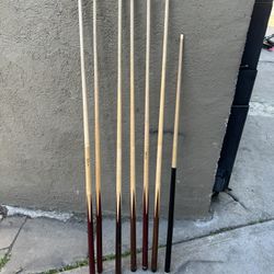 7 Palos Para Jugar Billar 🎱