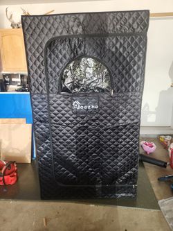 Portable Steam Sauna Tent with Steamer & Chair