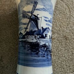 Delfts Blue Handgemaakt Made In Holland Vase