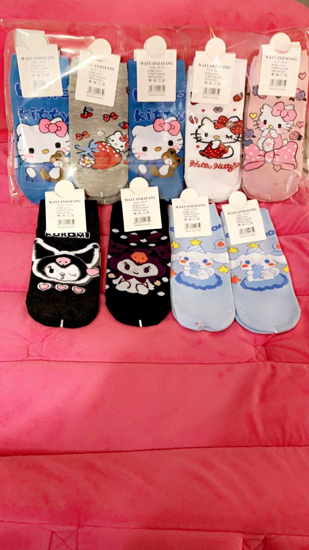 Hello Kitty And Friends Socks 