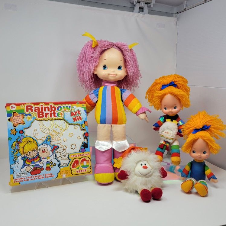 VINTAGE/MODERN Hallmark/Mattel RAINBOW BRITE Collection 5pc