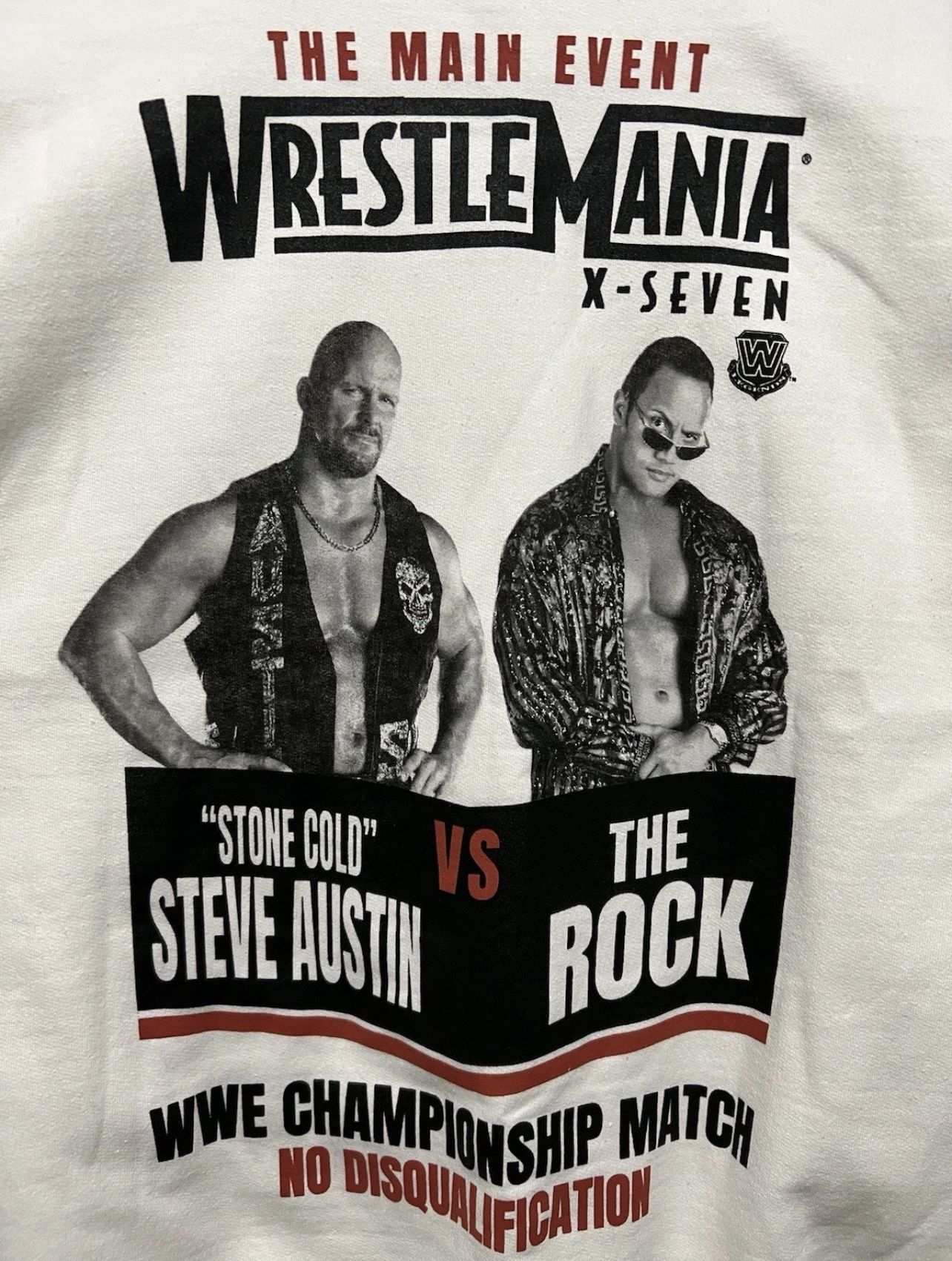 WrestleMania Stone Cold The Rock Sweatshirt 