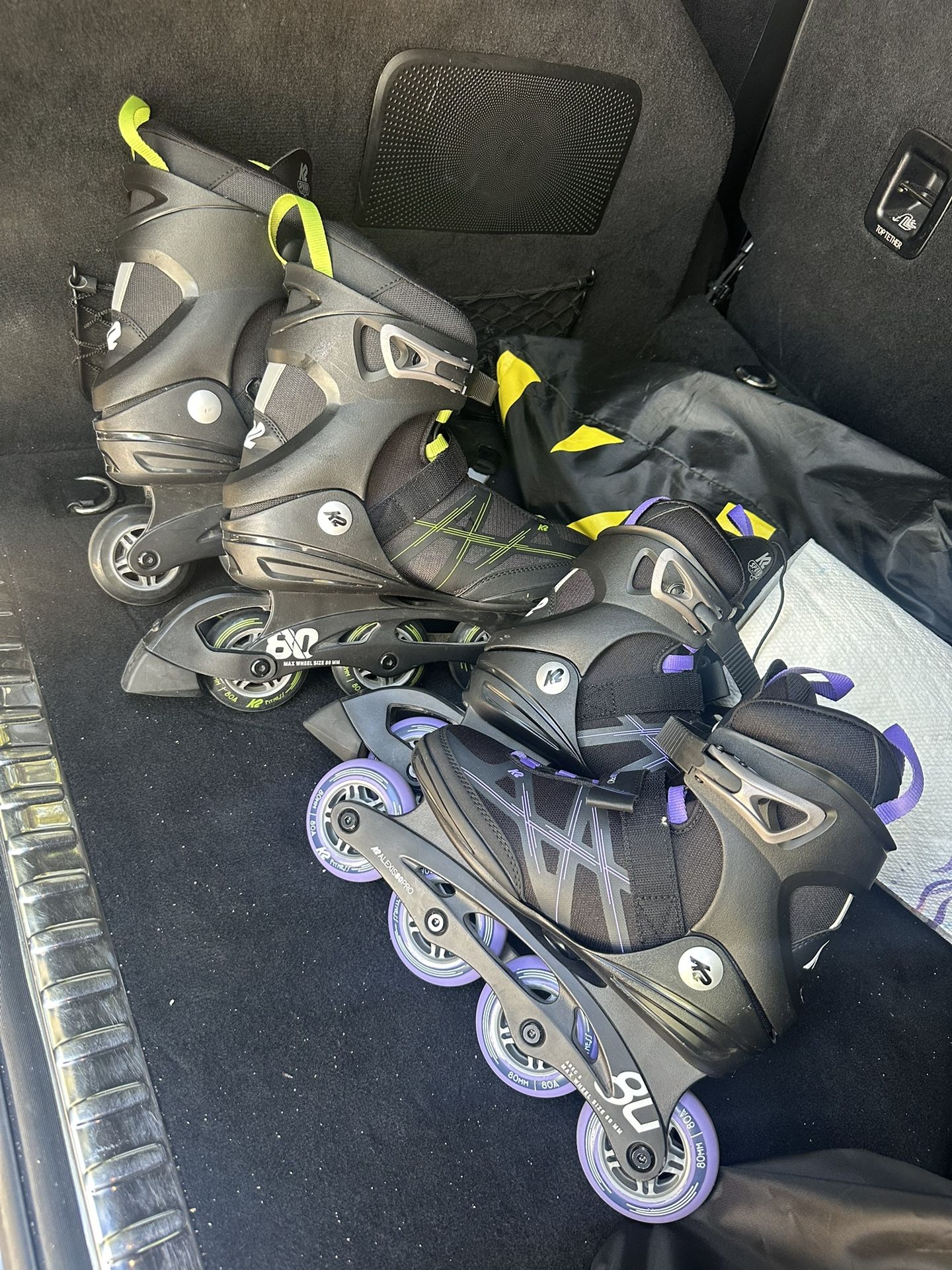 K2 Men & Women Rollerblades Set Of Two - Inline Skates – Great Condition