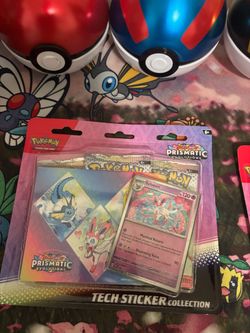 Pokémon Prismatic Evolutions Tech Sticker Collection