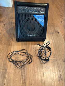 Simmons DA50 Electronic Drum Set Amplifier 50Watts RMS 10" HD Speaker