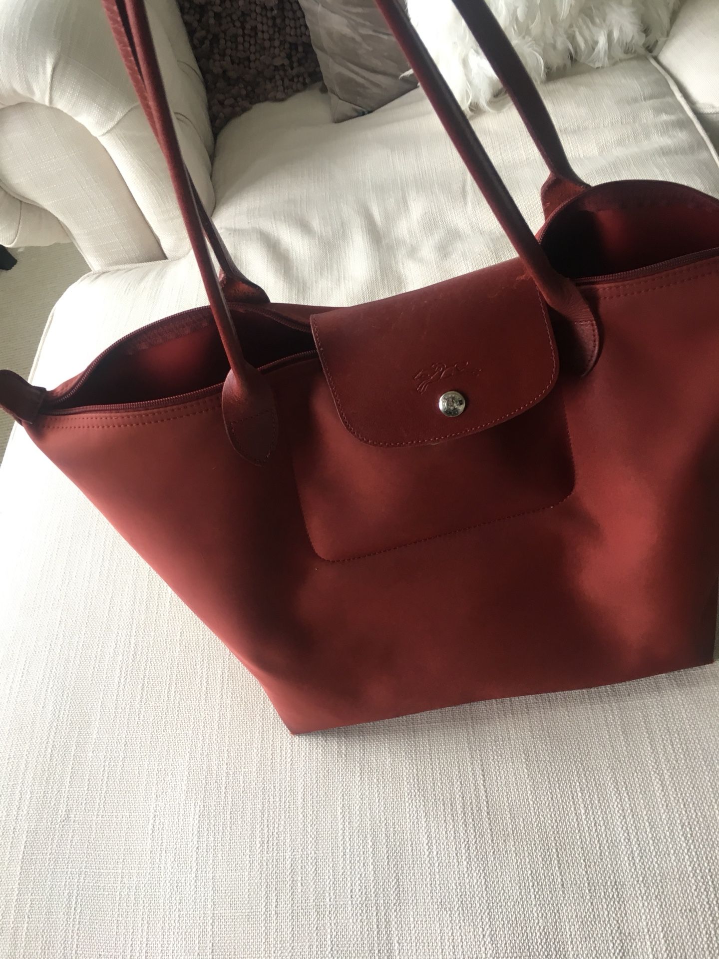 Longchamp Large Neo Le Pliage Bag in Red!!!