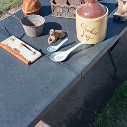 Vintage Banks vintage scale cookie jar China and more