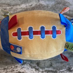  Taggies Retired Football Rattle Plush Toy 