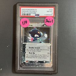 Sneasel Ex PSA 8