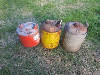 Vintage fuel cans