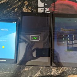 Three Tablet (s) - Amazon Fire and Lenovo