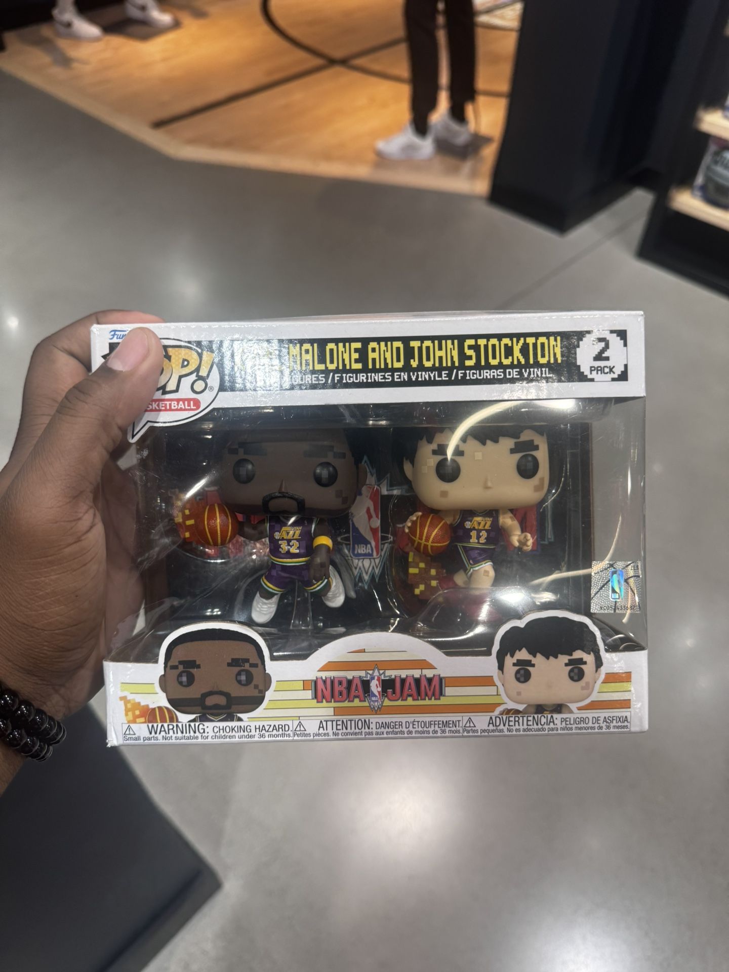 Karl Malone & John Stockton Funko Pop