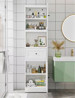 67 Tall Bathroom Cabinet
