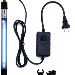 Aquarium UV-C Clean Light Submersible Waterproof Water Clean Lamp for Fish Tank