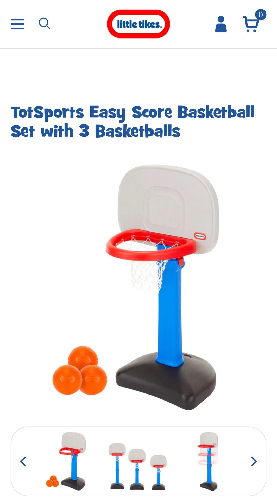 Little Tykes Basketball Hoop