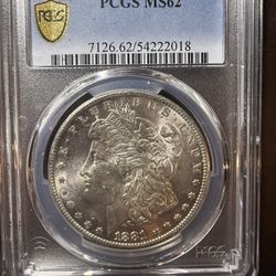 1881cc PCGS MS62 Morgan Dollar