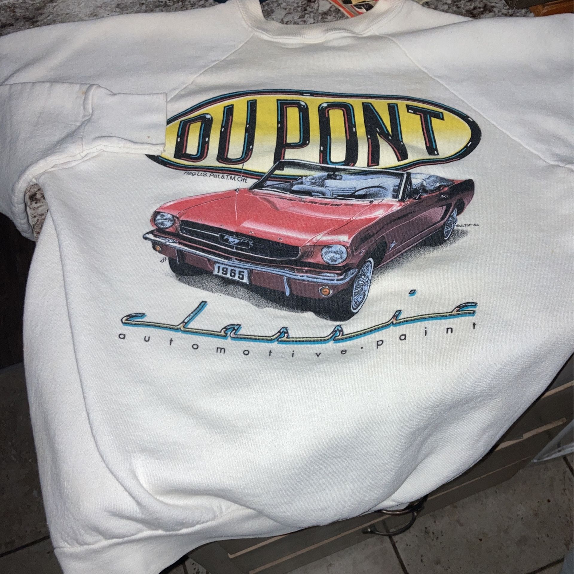 Dupont Sweatshirt Large Vintage