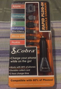 Cobra Rapid Plug In Vehicle Charger Kit