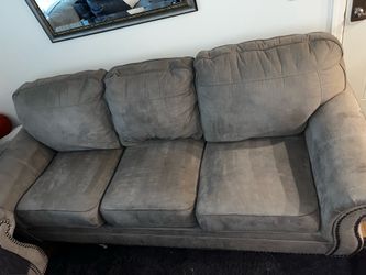 Couch and love seat pair