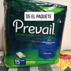 Paquete de Underpads  contiene 15 