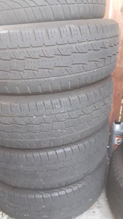 4 tires are in good condition only asking for 100
