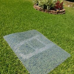 Clear Rectangular Indoor Chair Mat
 3ft X 4ft
