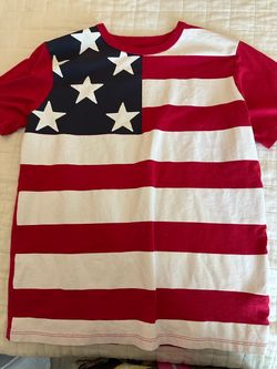 Size 10/12 American Flag Graphic T-Shirt and Ramones
